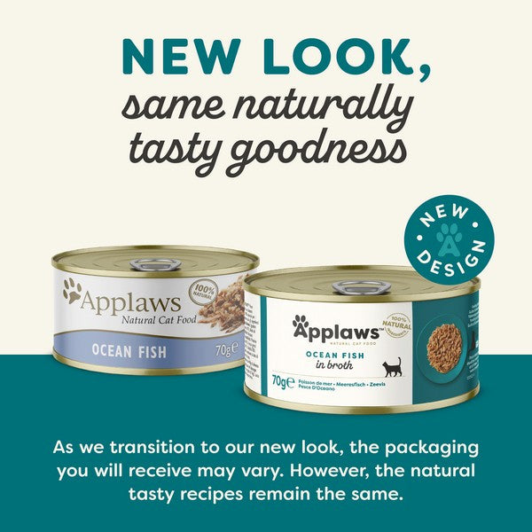 Applaws Cat Food Ocean Fish in Broth 70g