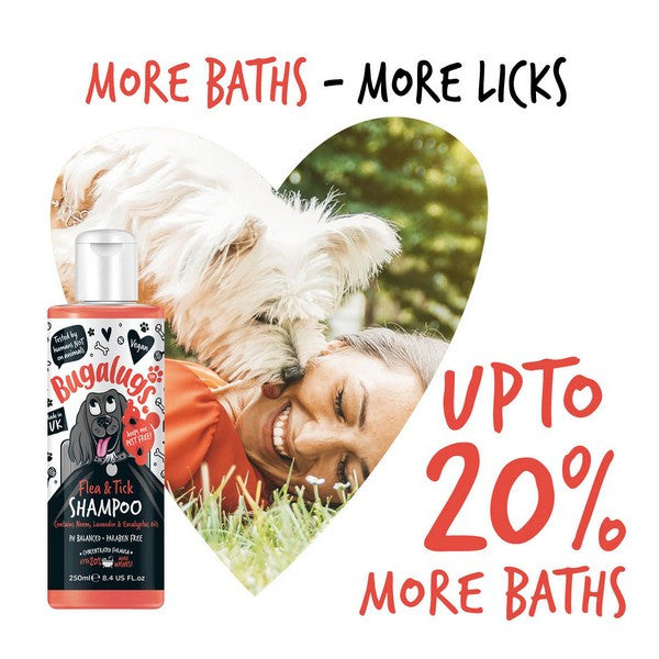 Bugalugs Flea & Tick Shampoo 250ml