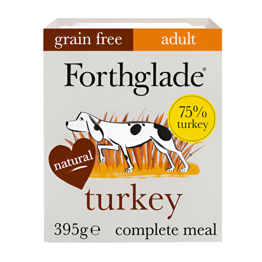 Forthglade Complete Meal Adult Turkey Sweet Potato Veg Grain Free 395g