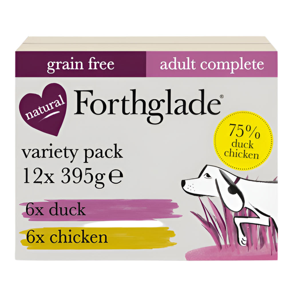 Forthglade Complete Grain Free Multi Case Duck & Chicken 12x395g