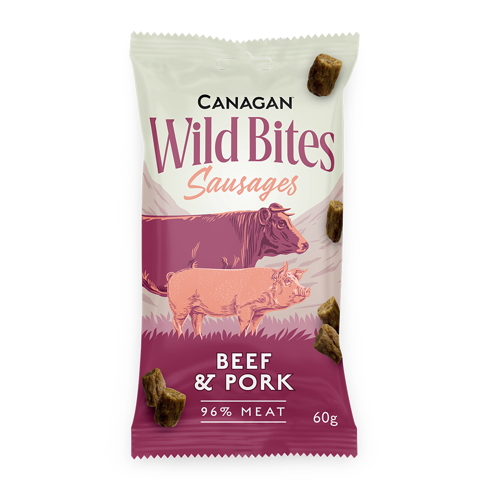 Wild Bites Beef & Pork for Dogs 60g