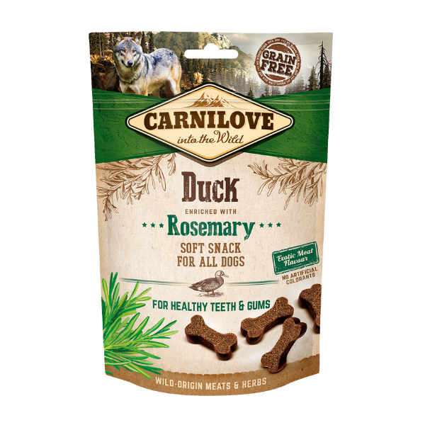 Carnilove Duck with Rosemary Soft Treats 200g
