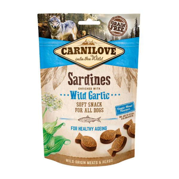 Carnilove Sardines with Wild Garlic Soft Treats 200g