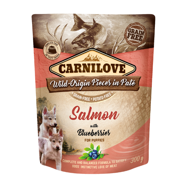 Carnilove Salmon with Blueberries Puppy 300g