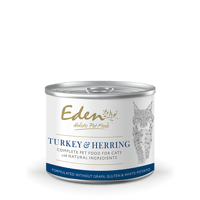 Eden Turkey & Herring Cat Food 200g