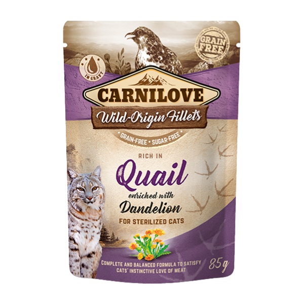 Carnilove Quail with Dandelion Adult 85g