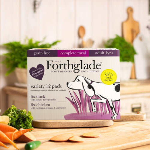 Forthglade Complete Grain Free Multi Case Duck & Chicken 12x395g