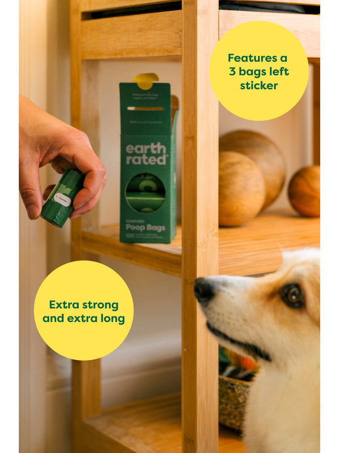 Earth Rated Poop Bags 120 Bags Unscented