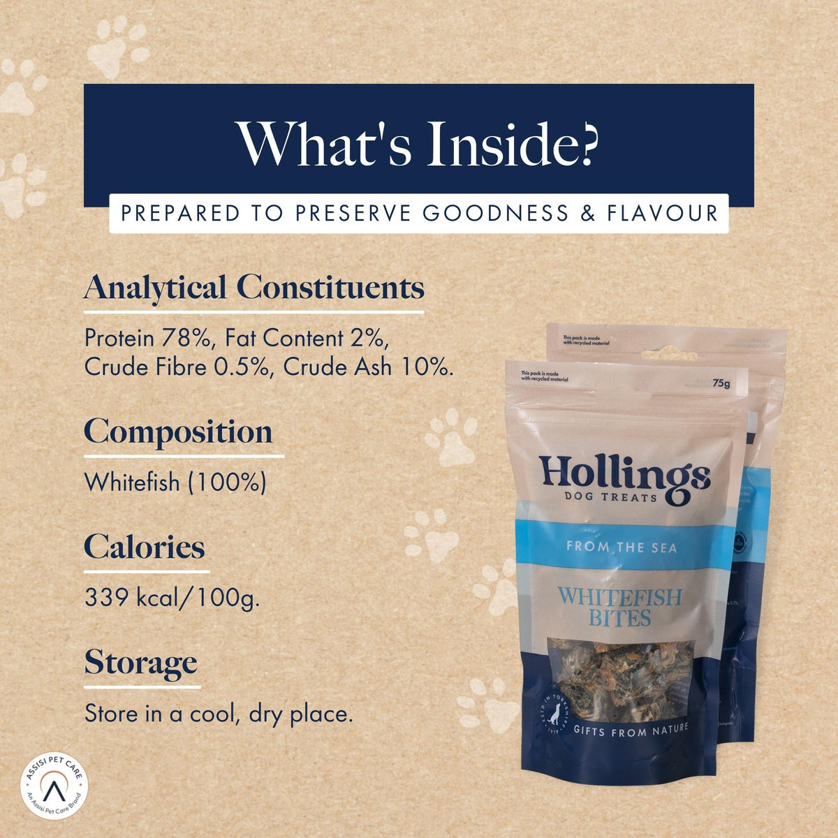 Hollings Fish Bites 75g