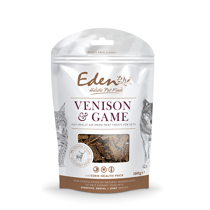 Eden Venison & Game Air Dried Treats 100g