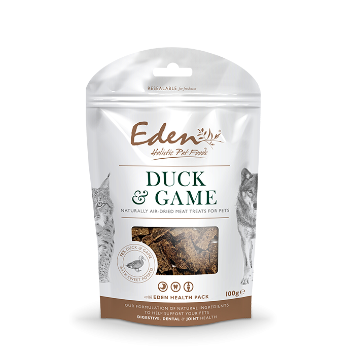 Eden Duck & Game Air Dried Treats 100g