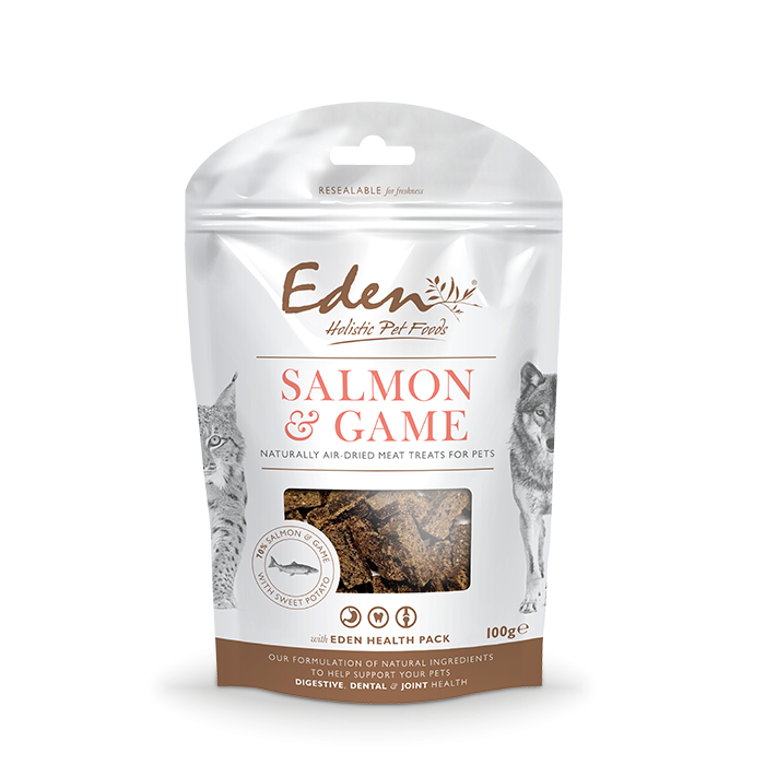 Eden Salmon & Game Air Dried Treats 100g