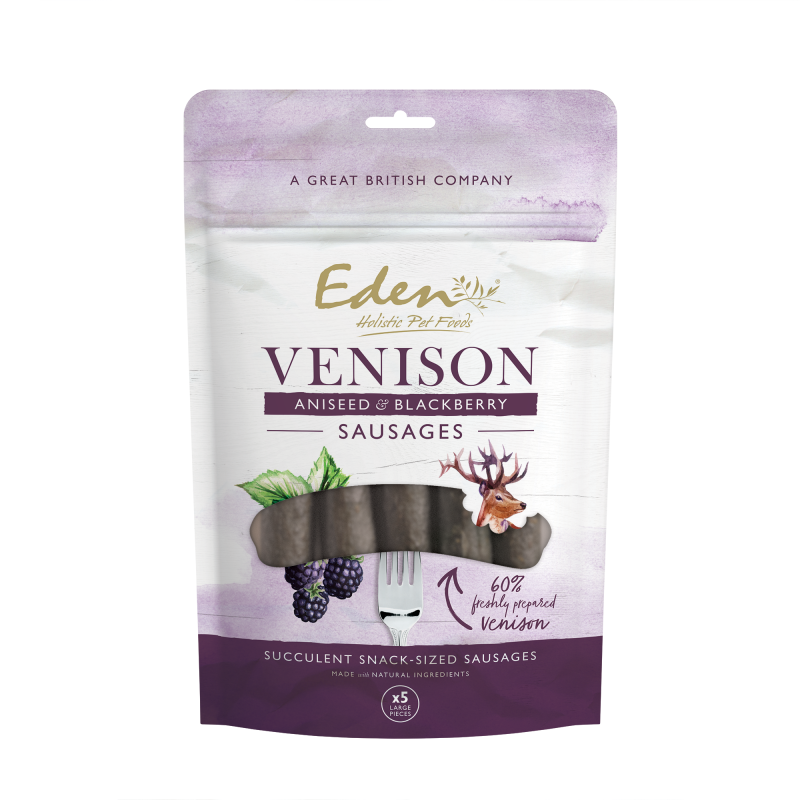 Eden Venison, Aniseed & Blackberry Sausages 5pk