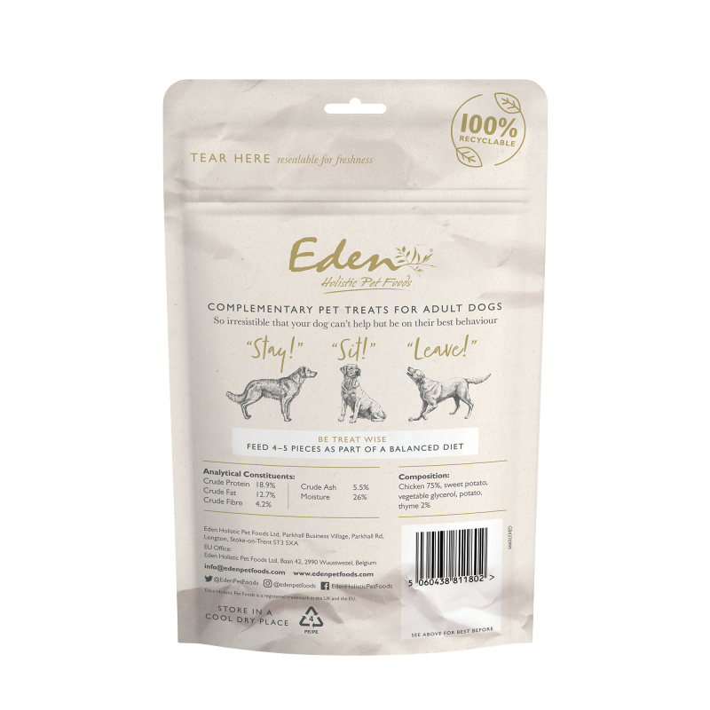 Eden Chicken & Thyme Training Treats 80g