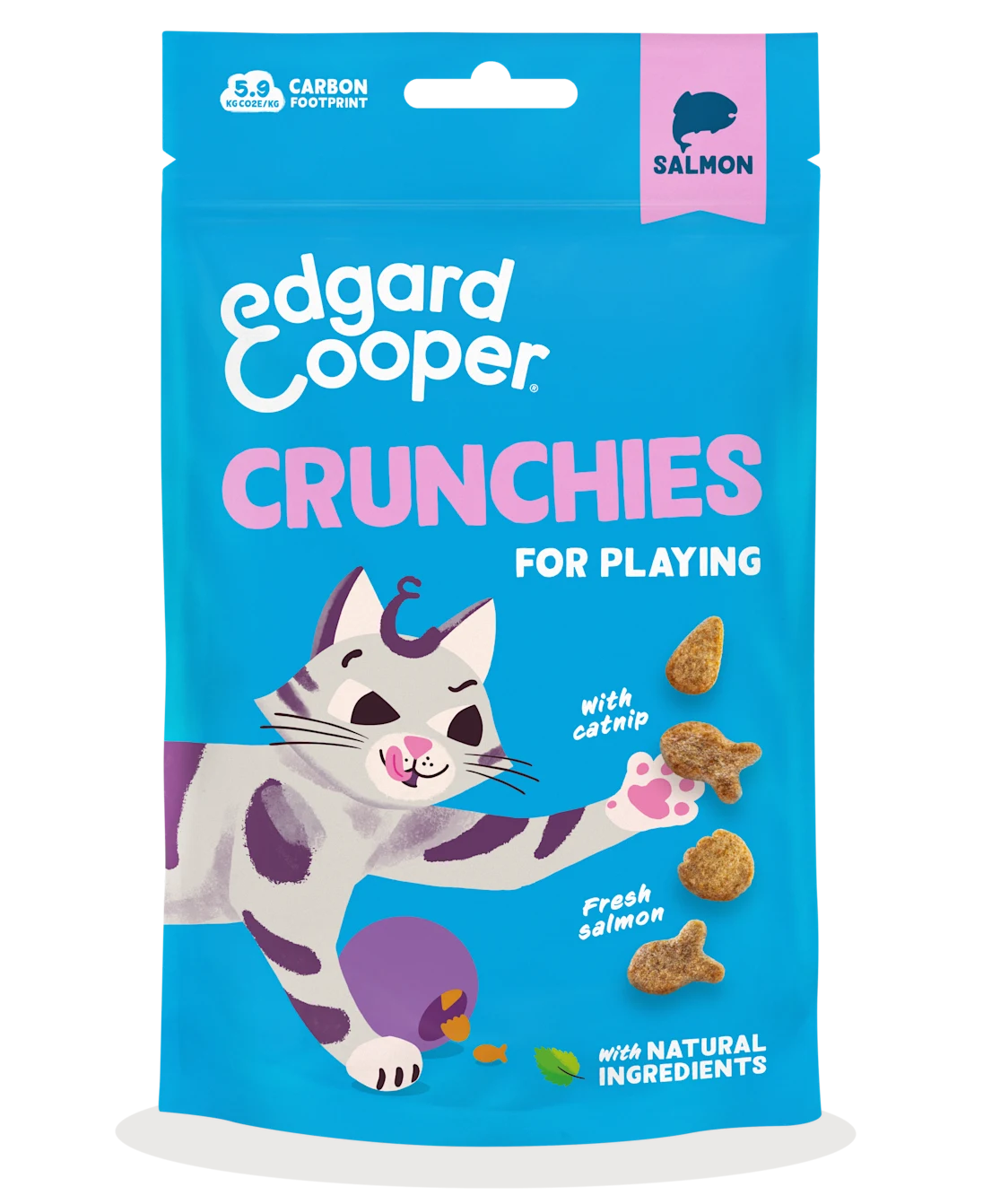 Edgard & Cooper Cat Crunchies Salmon Flavour 50g