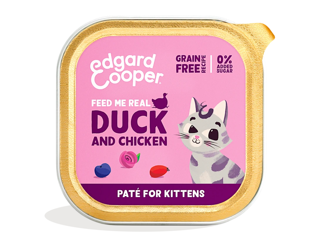 Edgard & Cooper Kitten Pate Duck & Chicken 85g