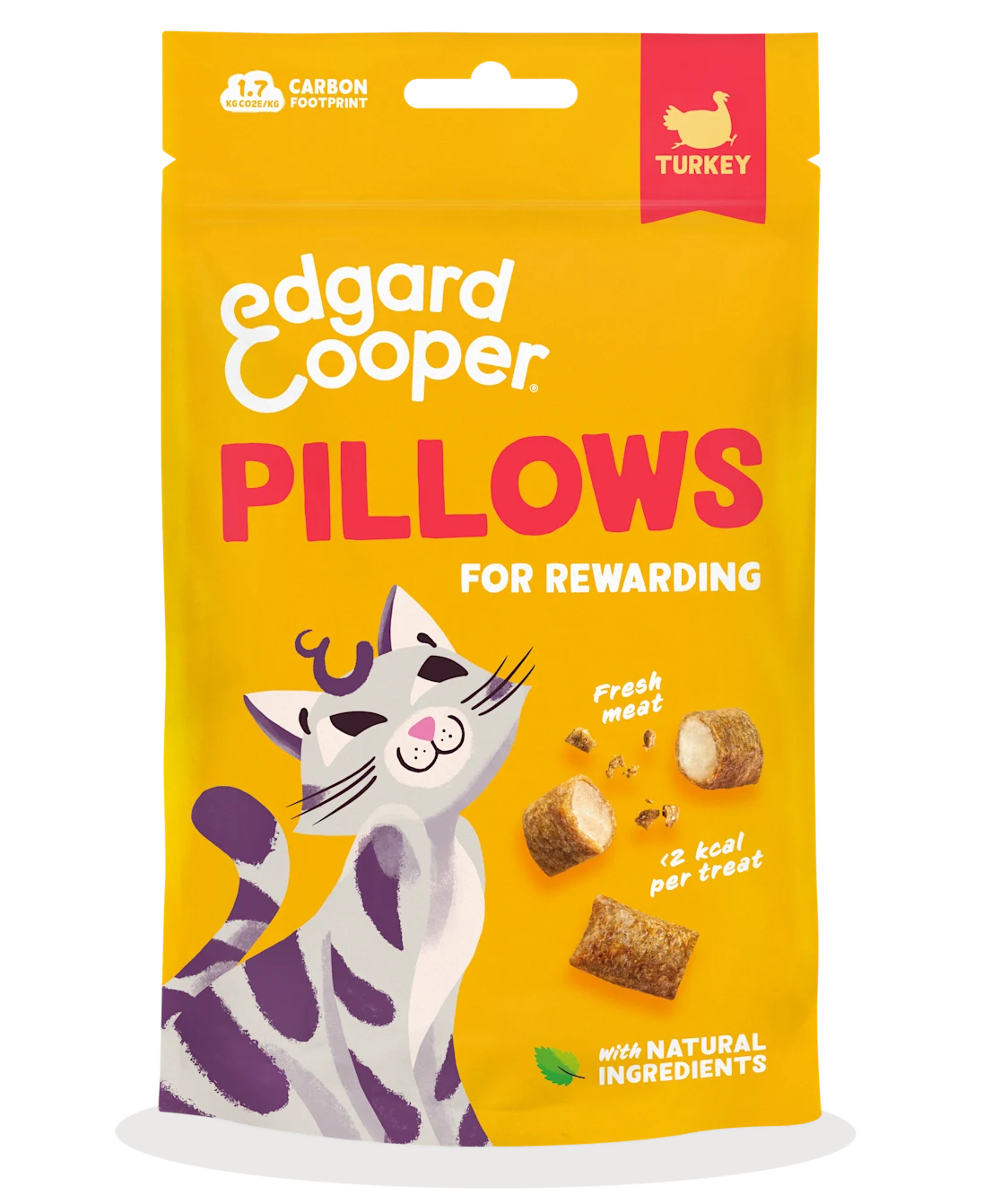 Edgard & Cooper Cat Pillows Turkey Flavour 60g