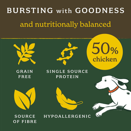 Forthglade Lightly Baked Dry Grain Free Chicken