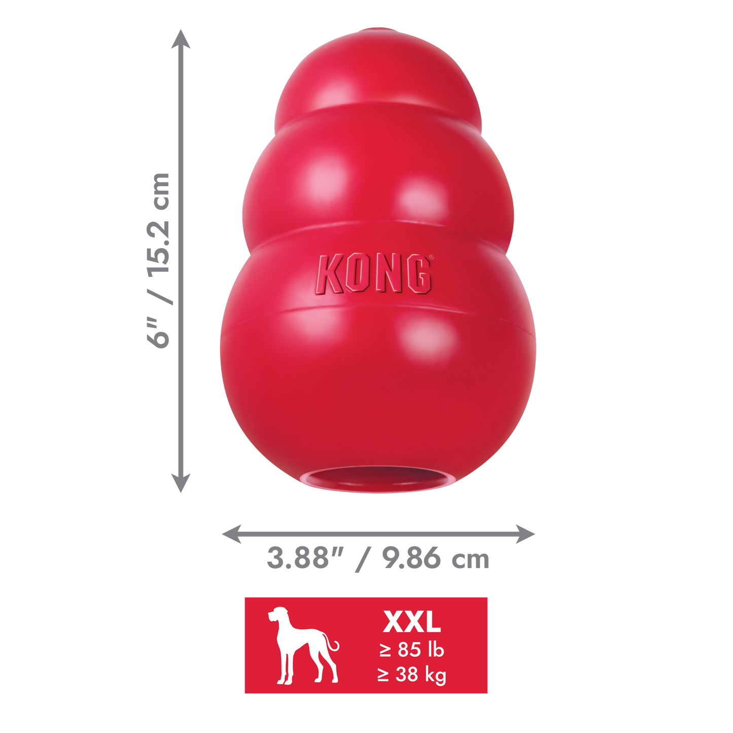 KONG Classic Red