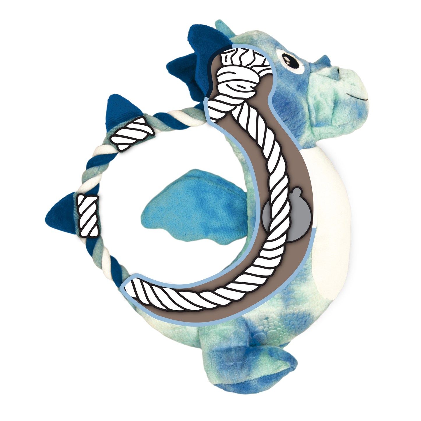 KONG Dragon Knots Medium/Large