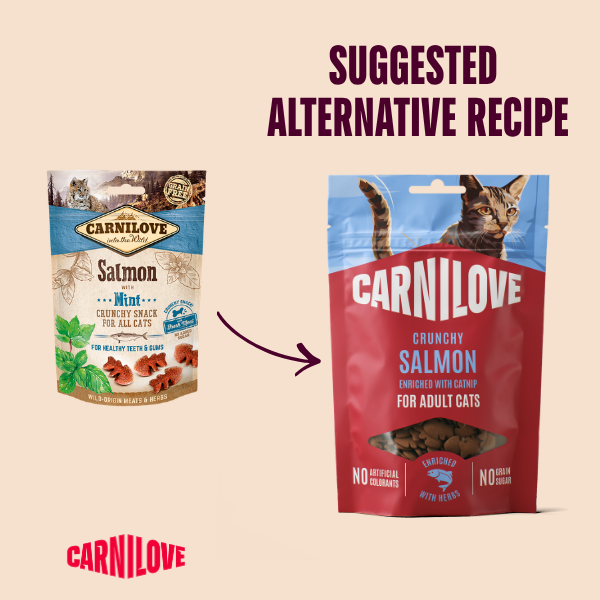 Carnilove Salmon with Catnip Crunchy Treats 50g