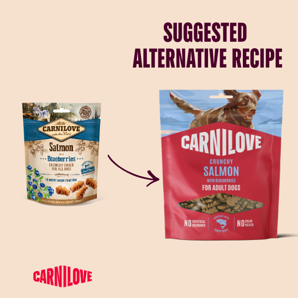 Carnilove Salmon with Blueberries Crunchy Treats 200g