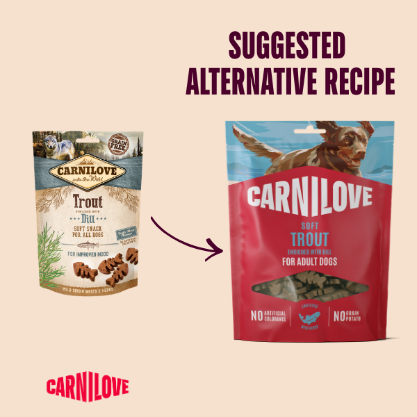 Carnilove Trout with Dill Soft Treats 200g