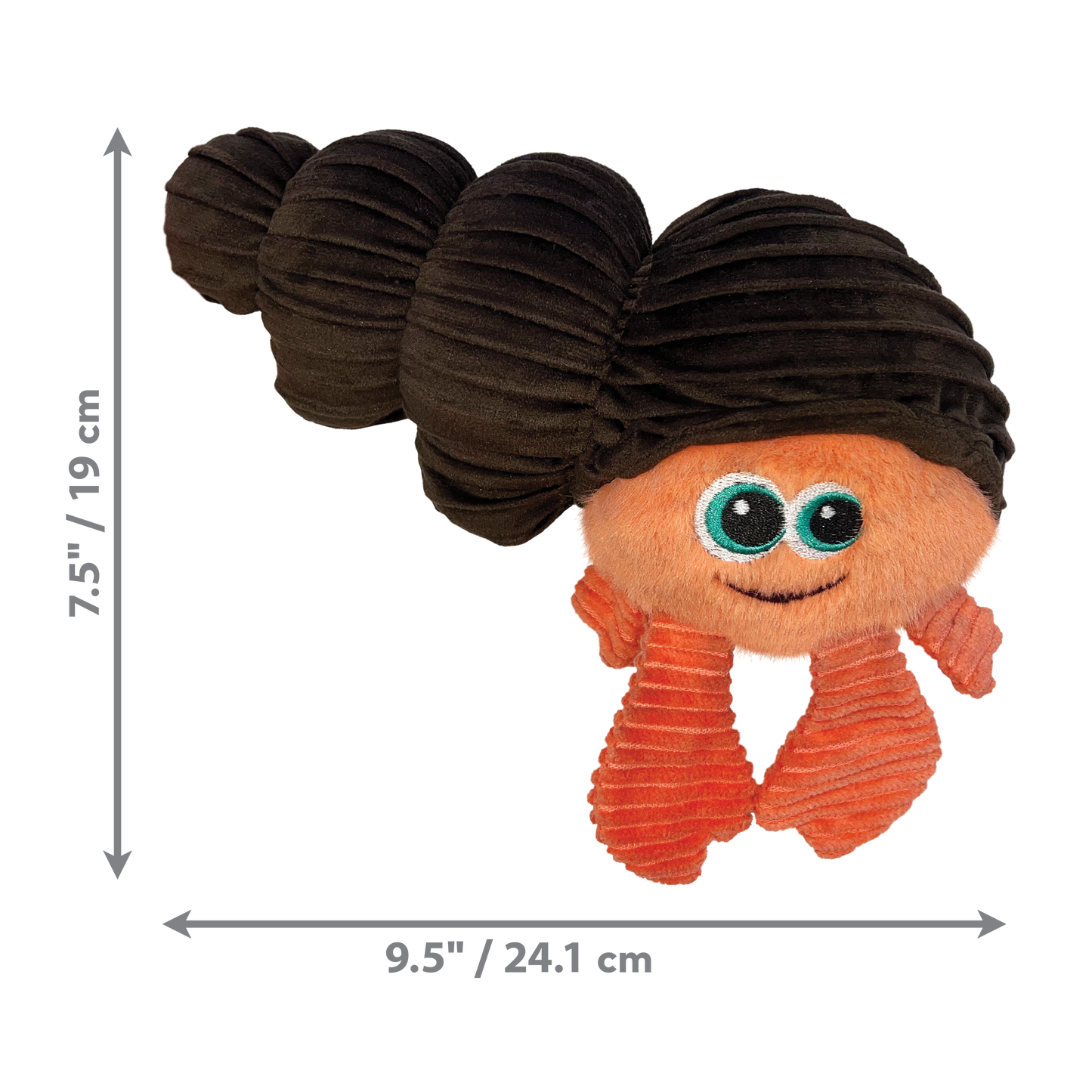 KONG Cuteseas Rufflez Hermit Crab Small/Medium