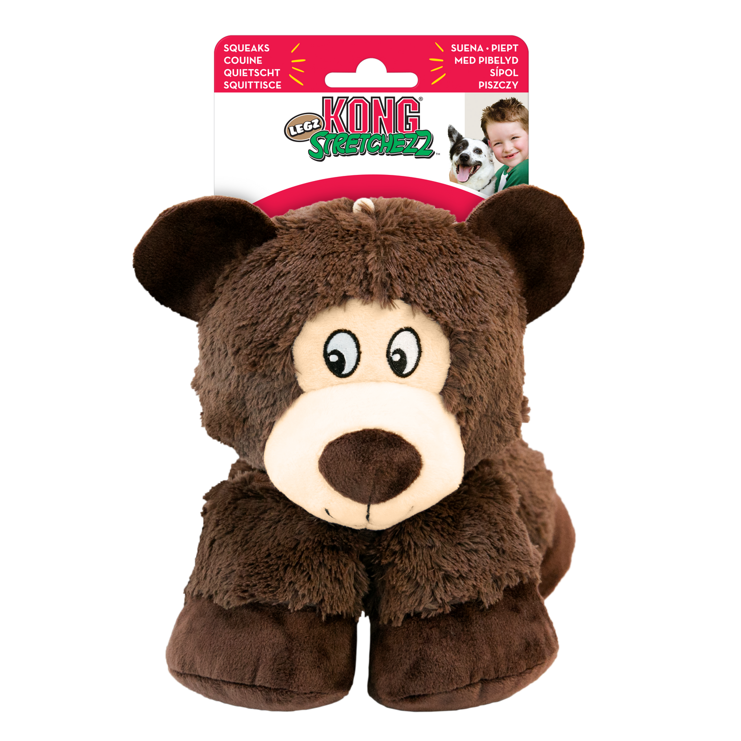 KONG Stretchezz Legz Bear Large