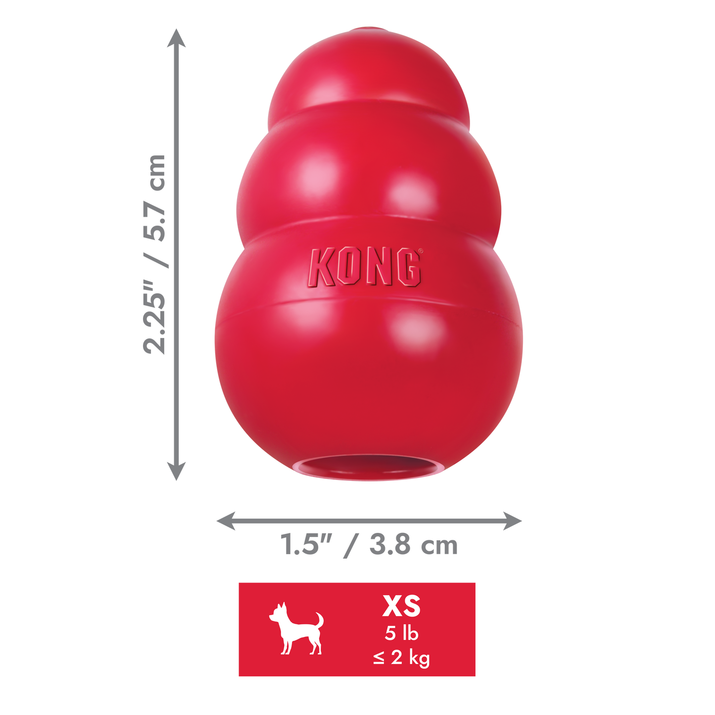 KONG Classic Red