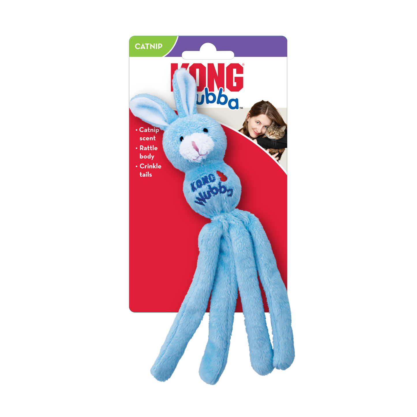 KONG Cat Wubba Bunny