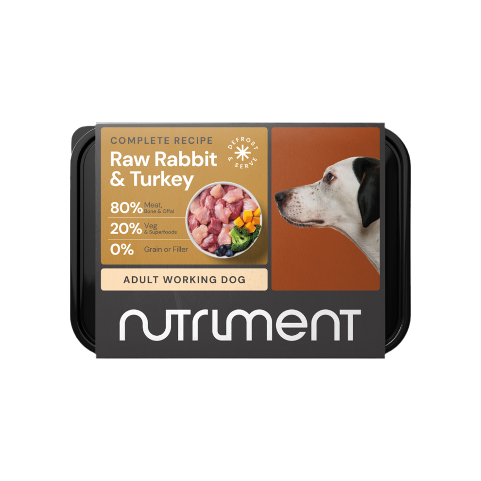 Nutriment Raw Rabbit & Turkey 500g