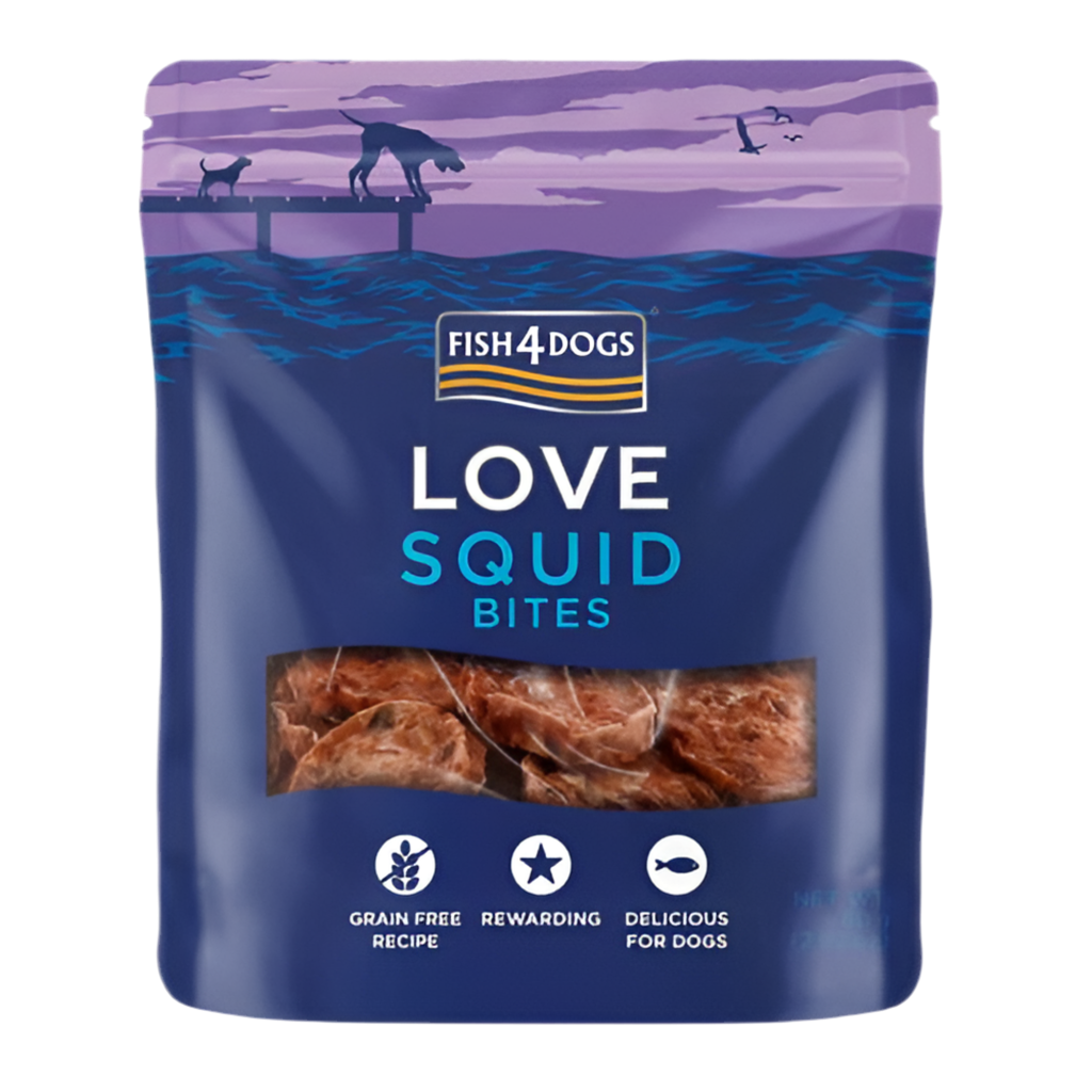 Fish4Dogs Love Squid Bites 80g