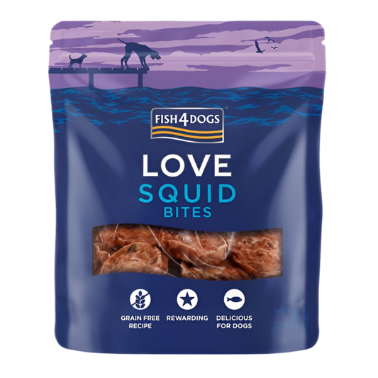 Fish4Dogs Love Squid Bites 80g