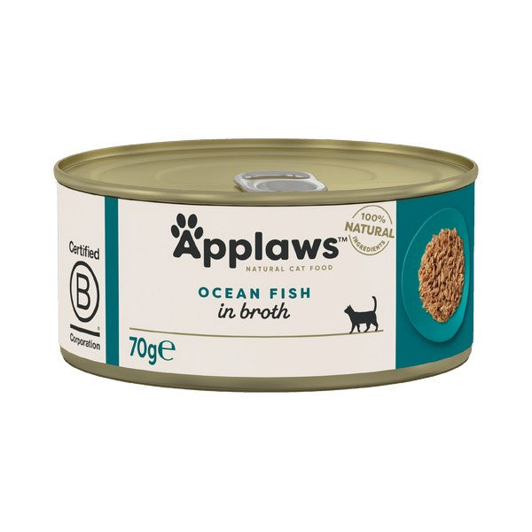 Applaws Cat Food Ocean Fish in Broth 70g