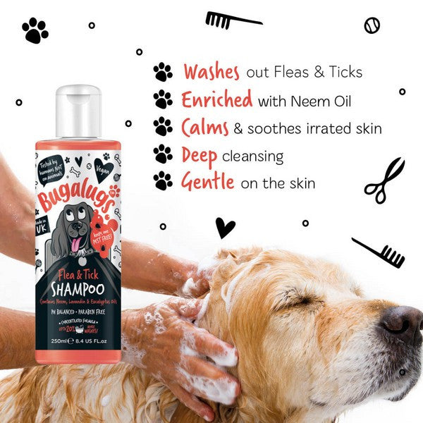 Bugalugs Flea & Tick Shampoo 250ml