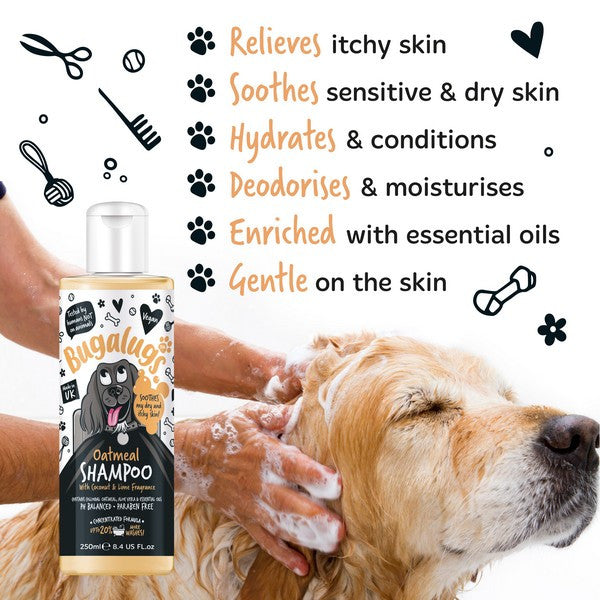 Bugalugs Oatmeal & Aloe Shampoo 250ml