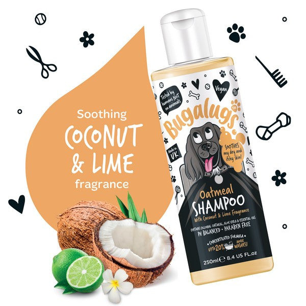 Bugalugs Oatmeal & Aloe Shampoo 250ml