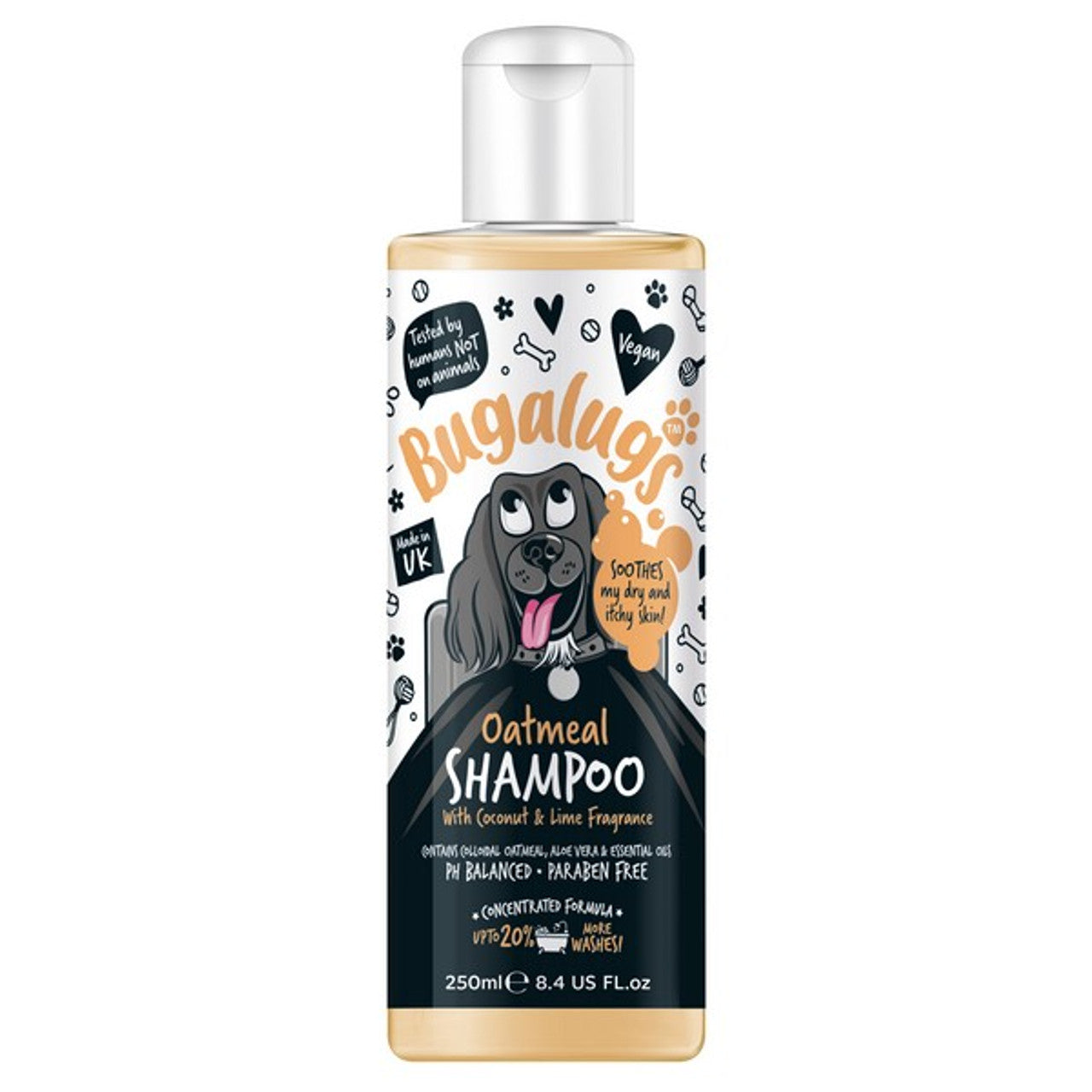 Bugalugs Oatmeal & Aloe Shampoo 250ml