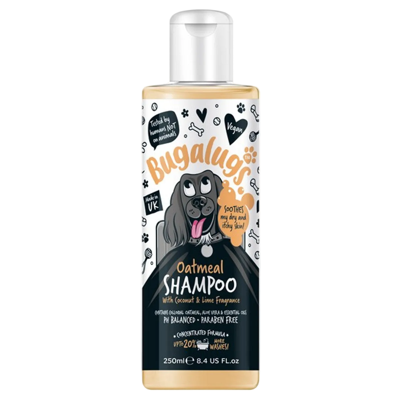 Bugalugs Oatmeal & Aloe Shampoo 250ml
