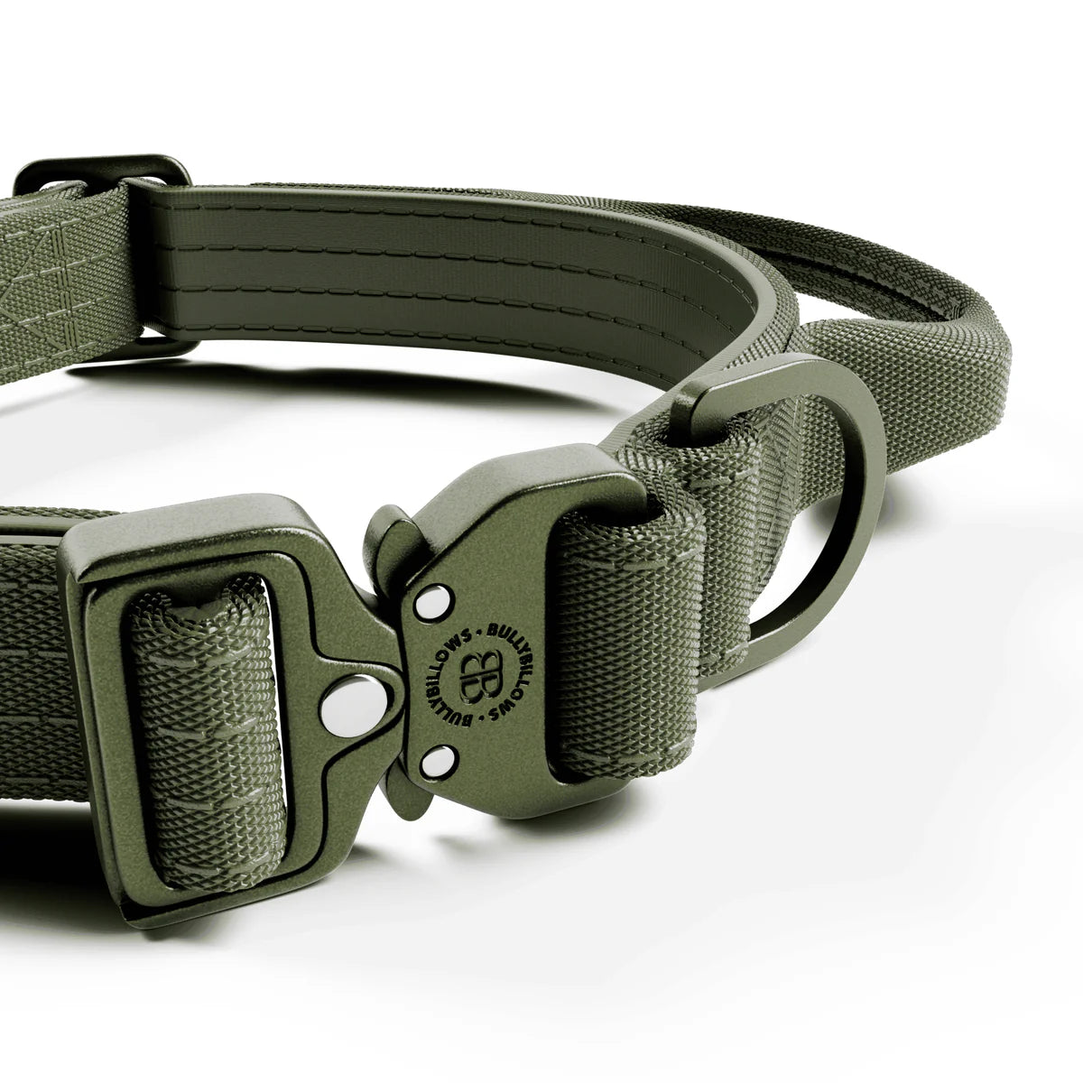 2.5cm Lighter Combat® Collar | Handle & Rated Clip - Khaki x Khaki
