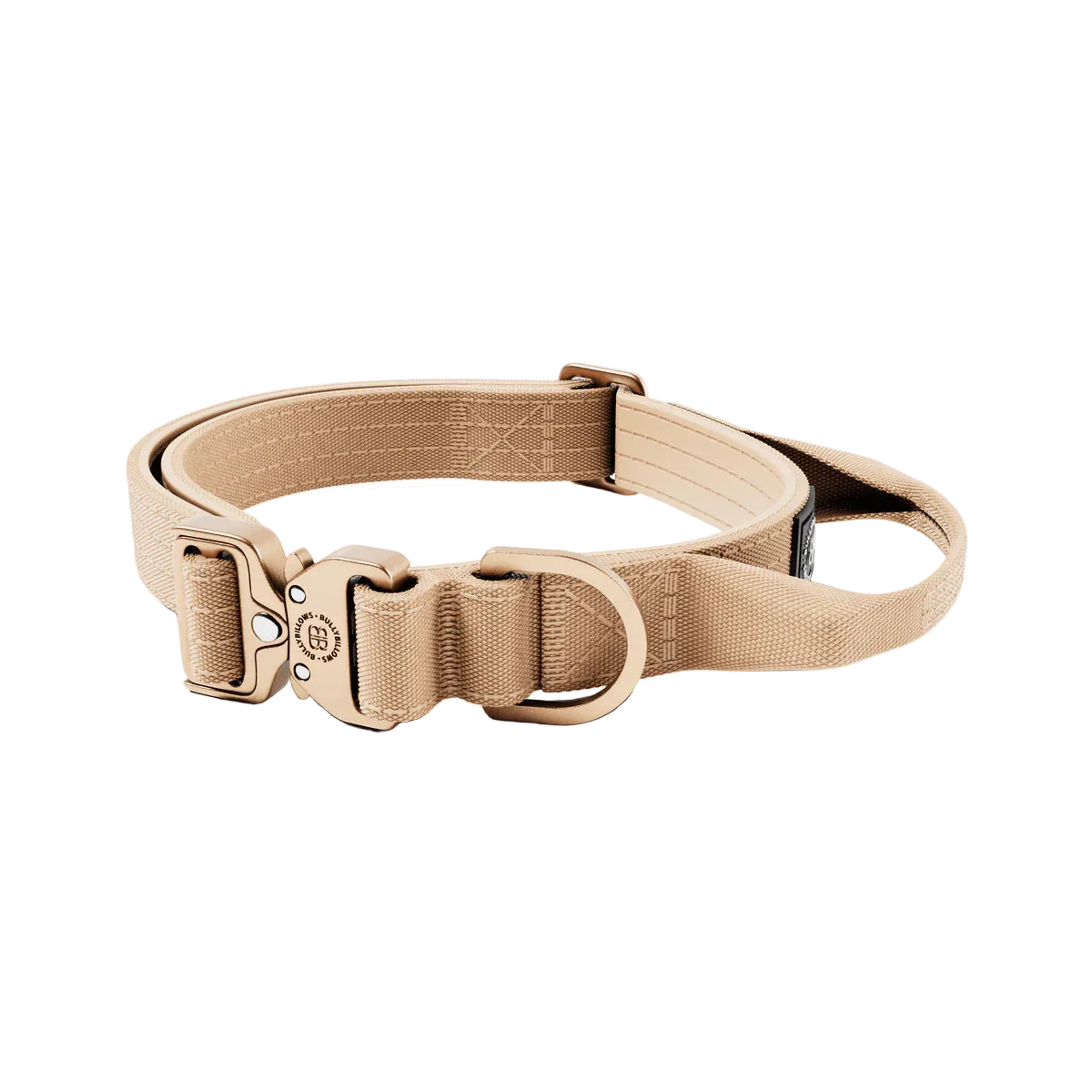 2.5cm Lighter Combat® Collar | Handle & Rated Clip - Tan x Tan
