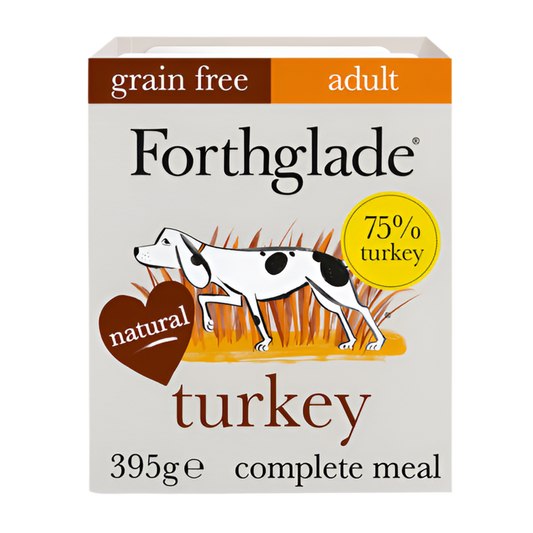 Forthglade Complete Meal Adult Turkey Sweet Potato Veg Grain Free 395g