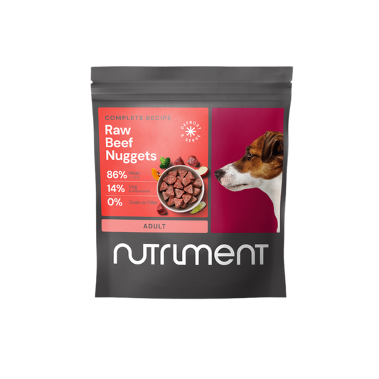 Nutriment Raw Beef Nuggets 1kg