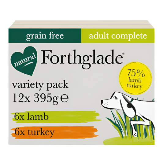Forthglade Complete Grain Free Multi Case Lamb & Turkey 12x395g