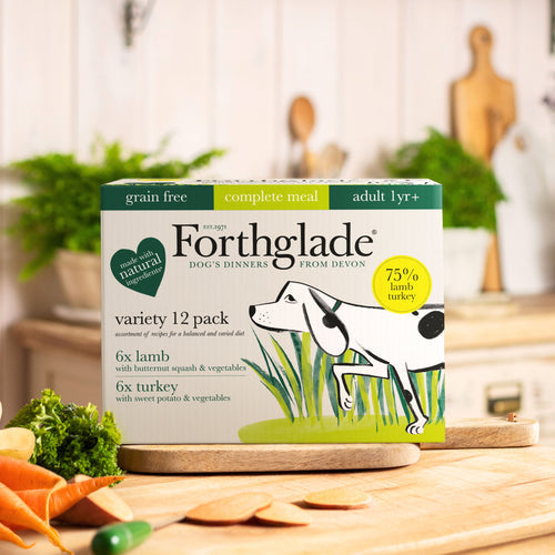 Forthglade Complete Grain Free Multi Case Lamb & Turkey 12x395g