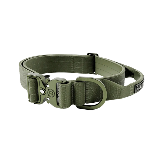 4cm LIGHTER Combat® Collar | With Handle Rated Clip - Khaki x Khaki