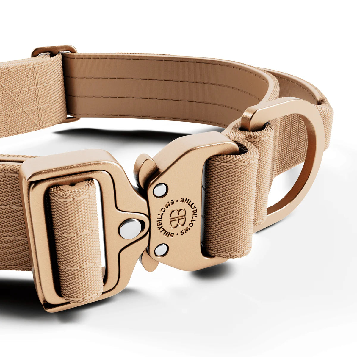 4cm LIGHTER Combat® Collar | Handle Rated Clip - Tan x Tan