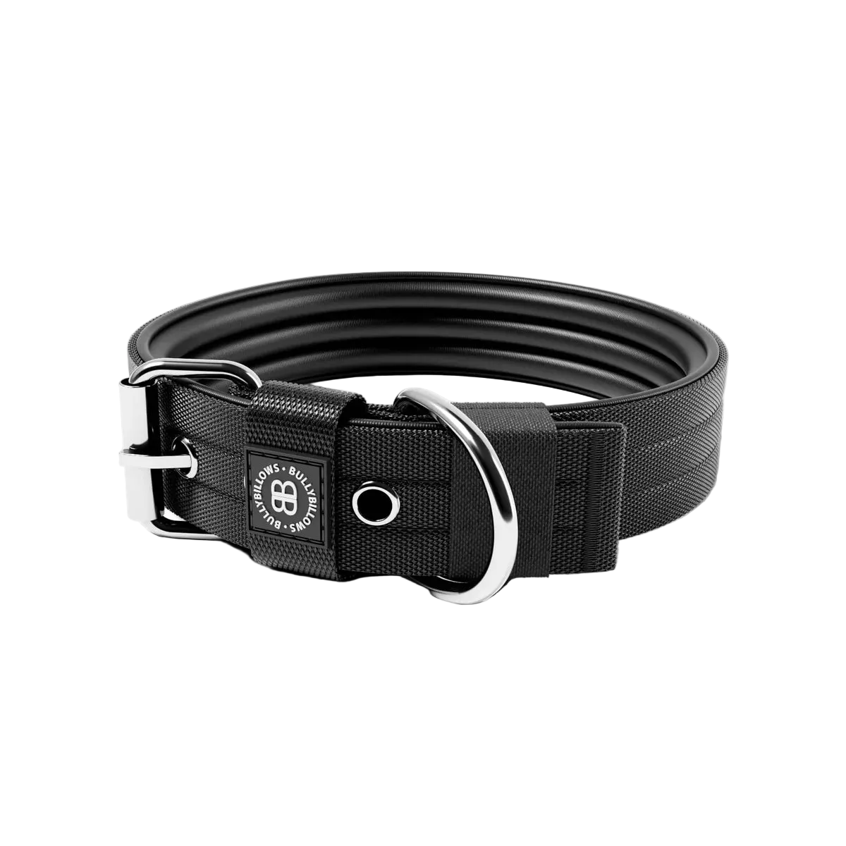 4cm Pin Buckle Collar | NO Handle - Black