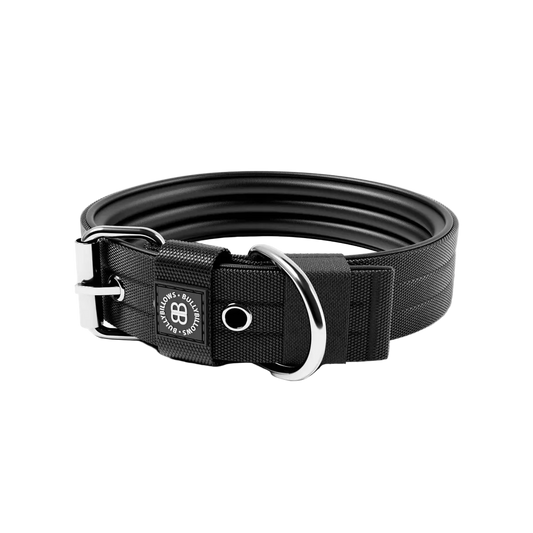 4cm Pin Buckle Collar | NO Handle - Black